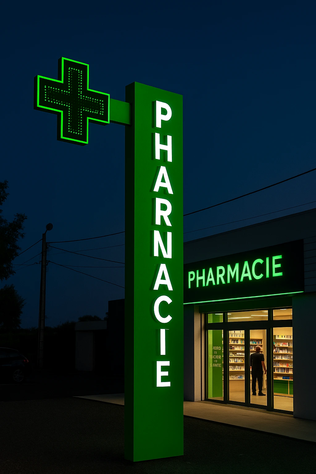 Panneau pharmacie