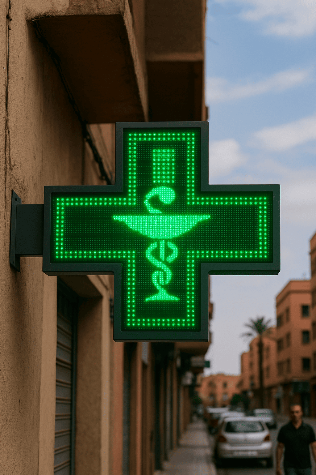 Croix pharmacie Marrakech